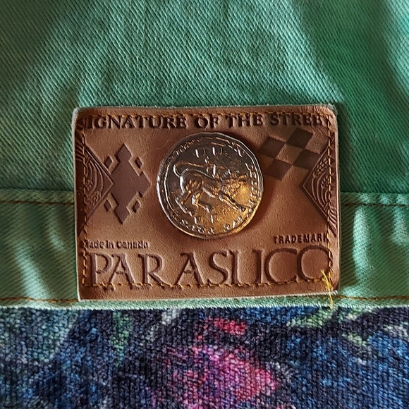 Vintage Parasuco Cropped Denim Jacket Acid Wash - Picture 7 of 11